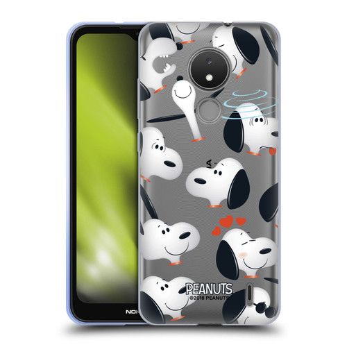 Peanuts Character Patterns Snoopy Soft Gel Case for Nokia C21