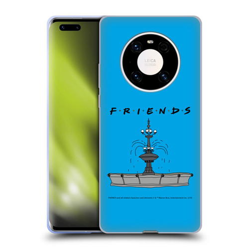 Friends TV Show Iconic Fountain Soft Gel Case for Huawei Mate 40 Pro 5G