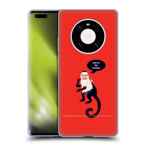 Friends TV Show Iconic Marcel The Monkey Soft Gel Case for Huawei Mate 40 Pro 5G