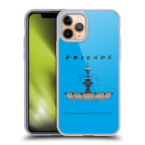 Friends TV Show Iconic Fountain Soft Gel Case for Apple iPhone 11 Pro