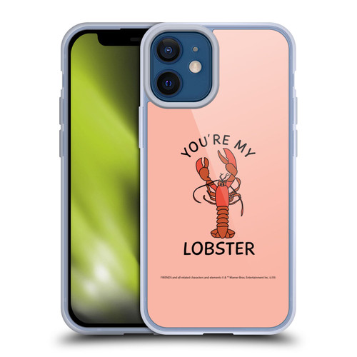 Friends TV Show Iconic Lobster Soft Gel Case for Apple iPhone 12 Mini