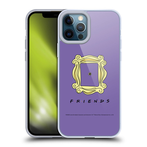 Friends TV Show Iconic Peephole Frame Soft Gel Case for Apple iPhone 12 Pro Max & MagSafe