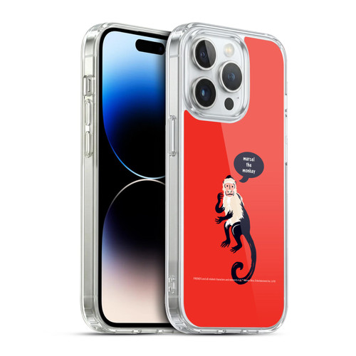 Friends TV Show Iconic Marcel The Monkey Soft Gel Case for Apple iPhone 13 Pro & MagSafe