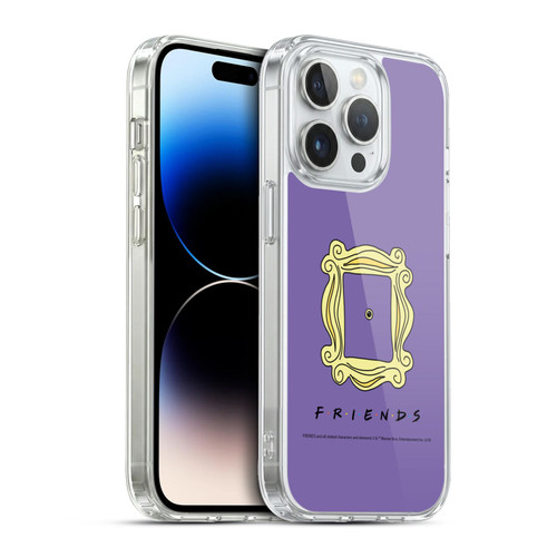 Friends TV Show Iconic Peephole Frame Soft Gel Case for Apple iPhone 13 Pro & MagSafe