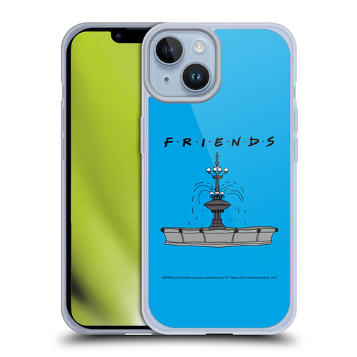 Friends TV Show Iconic Fountain Soft Gel Case for Apple iPhone 14
