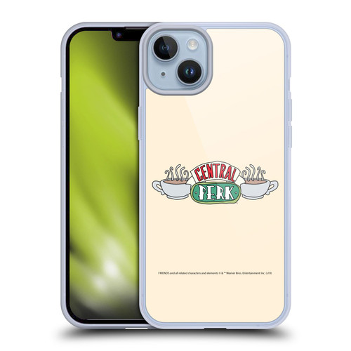 Friends TV Show Iconic Central Perk Soft Gel Case for Apple iPhone 14 Plus