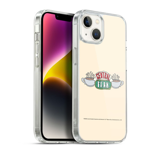 Friends TV Show Iconic Central Perk Soft Gel Case for Apple iPhone 14 Plus & MagSafe