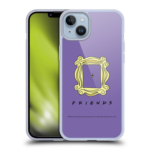 Friends TV Show Iconic Peephole Frame Soft Gel Case for Apple iPhone 14 Plus