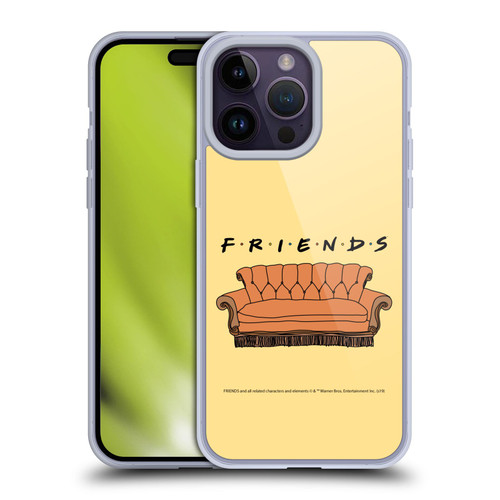 Friends TV Show Iconic Couch Soft Gel Case for Apple iPhone 14 Pro Max