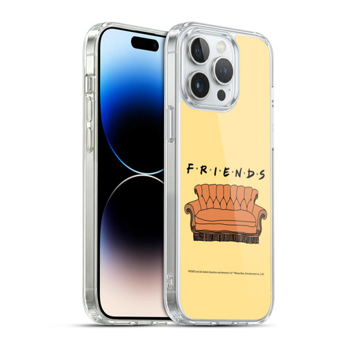 Friends TV Show Iconic Couch Soft Gel Case for Apple iPhone 14 Pro Max & MagSafe