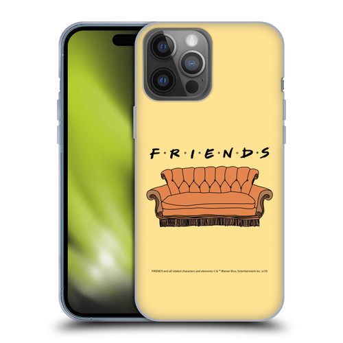 Friends TV Show Iconic Couch Soft Gel Case for Apple iPhone 14 Pro Max