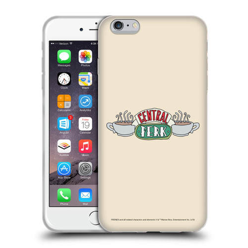 Friends TV Show Iconic Central Perk Soft Gel Case for Apple iPhone 6 Plus / iPhone 6s Plus