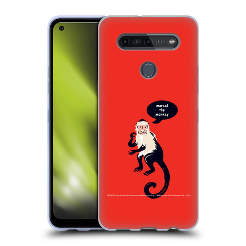 Friends TV Show Iconic Marcel The Monkey Soft Gel Case for LG K51S