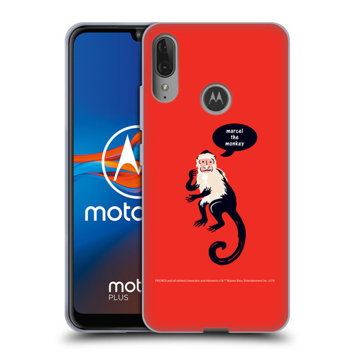Friends TV Show Iconic Marcel The Monkey Soft Gel Case for Motorola Moto E6 Plus