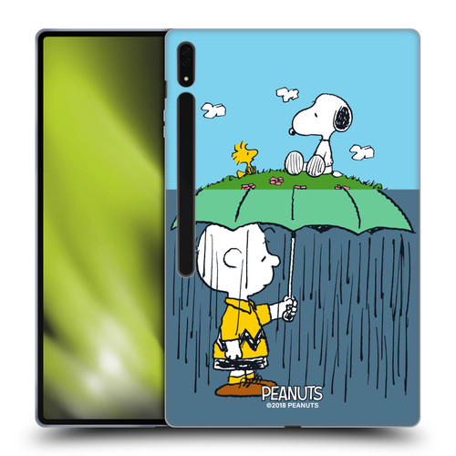 Peanuts Halfs And Laughs Charlie, Snoppy & Woodstock Soft Gel Case for Samsung Galaxy Tab S8 Ultra
