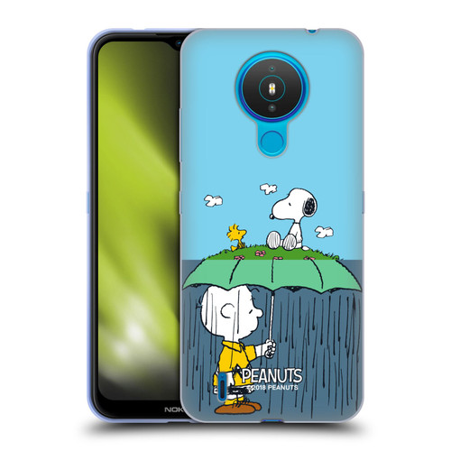 Peanuts Halfs And Laughs Charlie, Snoppy & Woodstock Soft Gel Case for Nokia 1.4