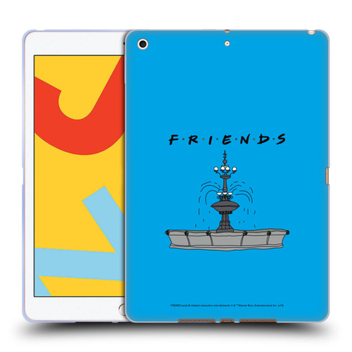 Friends TV Show Iconic Fountain Soft Gel Case for Apple iPad 10.2 2019/2020/2021