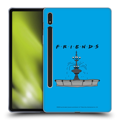 Friends TV Show Iconic Fountain Soft Gel Case for Samsung Galaxy Tab S8