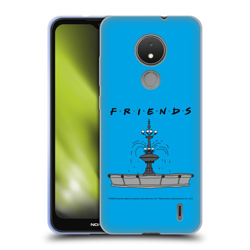 Friends TV Show Iconic Fountain Soft Gel Case for Nokia C21