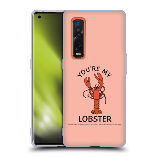 Friends TV Show Iconic Lobster Soft Gel Case for OPPO Find X2 Pro 5G