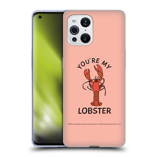 Friends TV Show Iconic Lobster Soft Gel Case for OPPO Find X3 / Pro