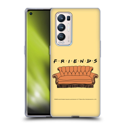 Friends TV Show Iconic Couch Soft Gel Case for OPPO Find X3 Neo / Reno5 Pro+ 5G