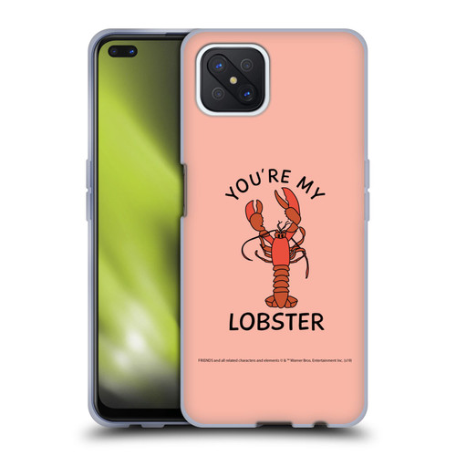 Friends TV Show Iconic Lobster Soft Gel Case for OPPO Reno4 Z 5G