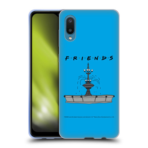 Friends TV Show Iconic Fountain Soft Gel Case for Samsung Galaxy A02/M02 (2021)