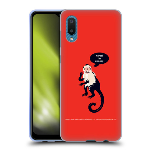 Friends TV Show Iconic Marcel The Monkey Soft Gel Case for Samsung Galaxy A02/M02 (2021)