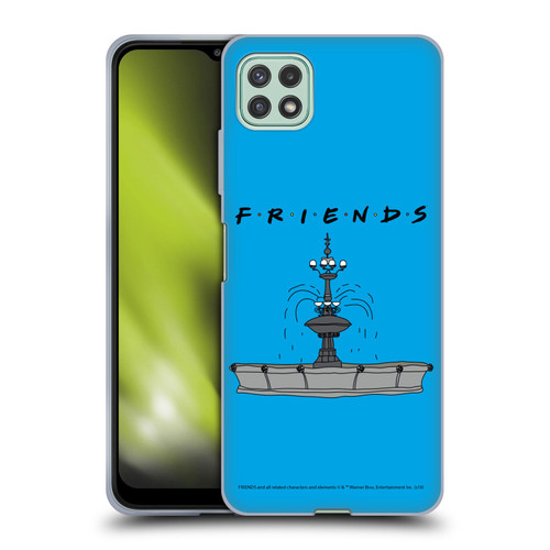 Friends TV Show Iconic Fountain Soft Gel Case for Samsung Galaxy A22 5G / F42 5G (2021)