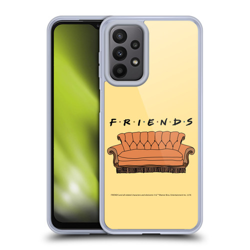 Friends TV Show Iconic Couch Soft Gel Case for Samsung Galaxy A23 / 5G (2022)
