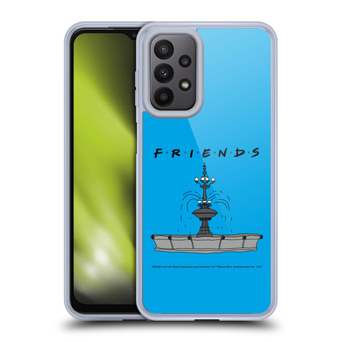 Friends TV Show Iconic Fountain Soft Gel Case for Samsung Galaxy A23 / 5G (2022)