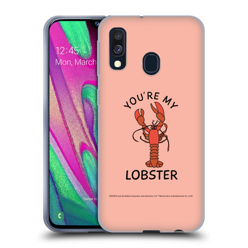 Friends TV Show Iconic Lobster Soft Gel Case for Samsung Galaxy A40 (2019)