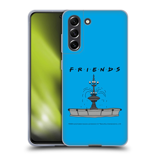 Friends TV Show Iconic Fountain Soft Gel Case for Samsung Galaxy S21 FE 5G