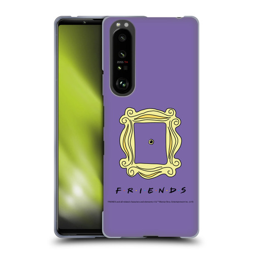 Friends TV Show Iconic Peephole Frame Soft Gel Case for Sony Xperia 1 III