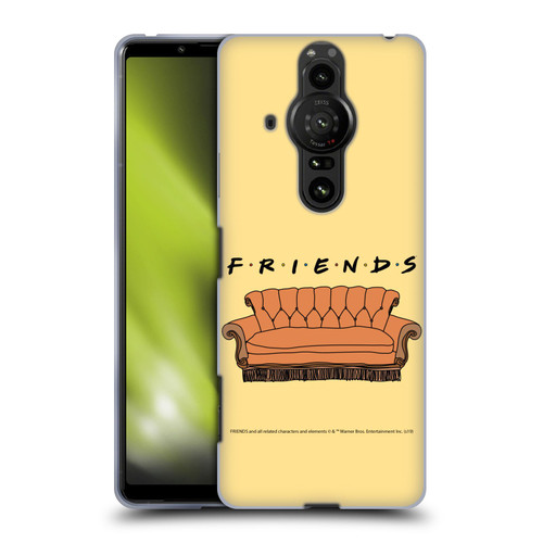 Friends TV Show Iconic Couch Soft Gel Case for Sony Xperia Pro-I