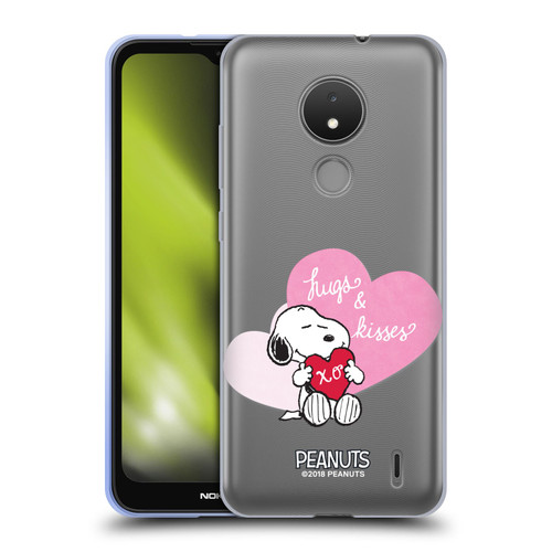 Peanuts Sealed With A Kiss Snoopy Hugs And Kisses Soft Gel Case for Nokia C21