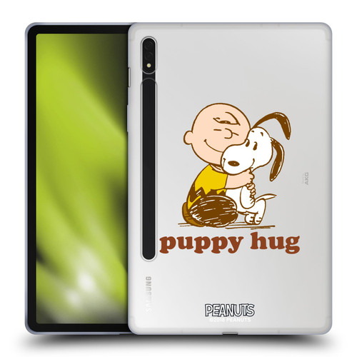 Peanuts Snoopy Hug Charlie Puppy Hug Soft Gel Case for Samsung Galaxy Tab S8