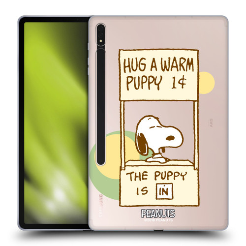 Peanuts Snoopy Hug Warm Soft Gel Case for Samsung Galaxy Tab S8 Plus