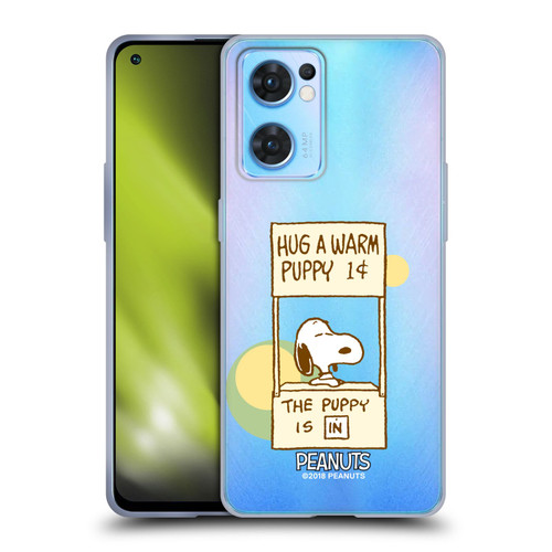 Peanuts Snoopy Hug Warm Soft Gel Case for OPPO Reno7 5G / Find X5 Lite