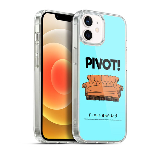 Friends TV Show Quotes Pivot Soft Gel Case for Apple iPhone 12 / iPhone 12 Pro & MagSafe