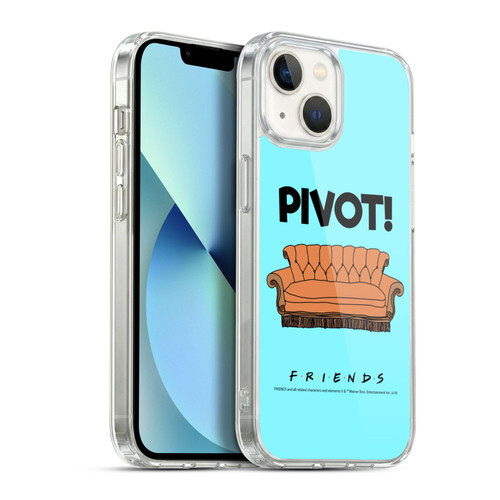 Friends TV Show Quotes Pivot Soft Gel Case for Apple iPhone 13