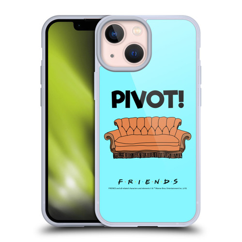 Friends TV Show Quotes Pivot Soft Gel Case for Apple iPhone 13 Mini