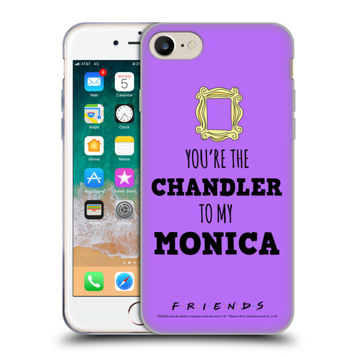 Friends TV Show Quotes BFF Soft Gel Case for Apple iPhone 7 / 8 / SE 2020 & 2022