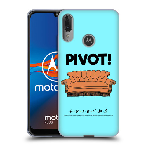 Friends TV Show Quotes Pivot Soft Gel Case for Motorola Moto E6 Plus