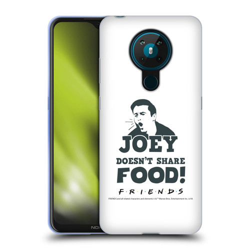 Friends TV Show Quotes Joey Food Soft Gel Case for Nokia 5.3