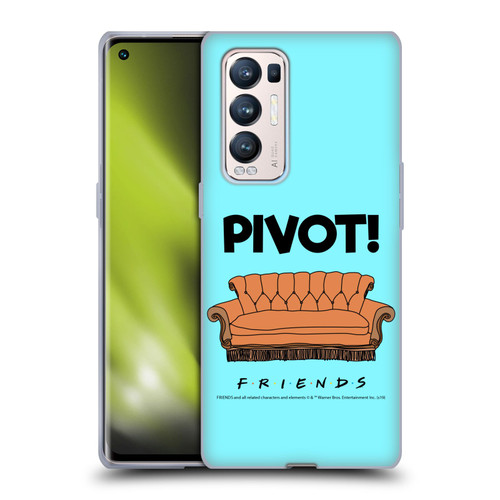 Friends TV Show Quotes Pivot Soft Gel Case for OPPO Find X3 Neo / Reno5 Pro+ 5G