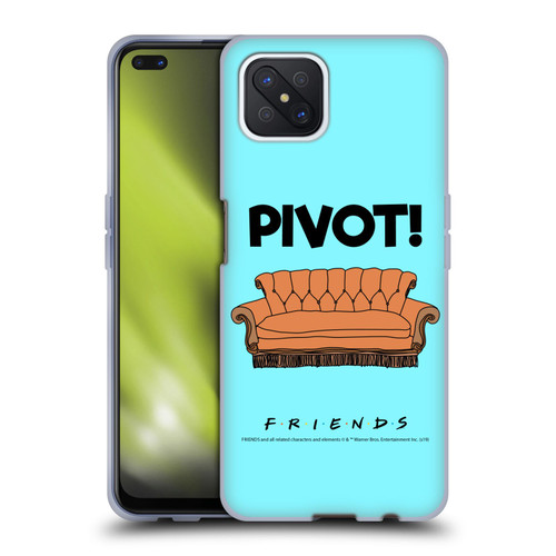 Friends TV Show Quotes Pivot Soft Gel Case for OPPO Reno4 Z 5G