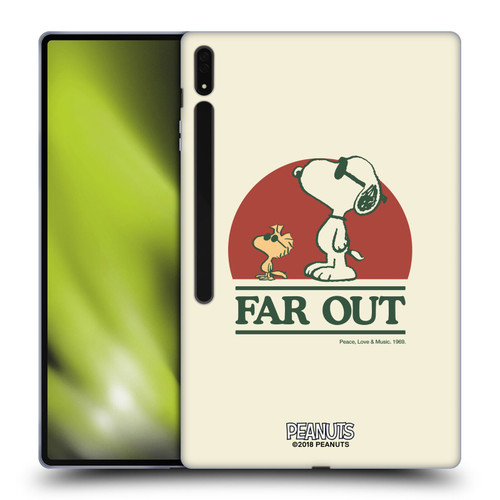 Peanuts Woodstock 50th Snoopy Woodstock Far Out Soft Gel Case for Samsung Galaxy Tab S8 Ultra