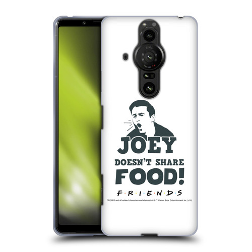 Friends TV Show Quotes Joey Food Soft Gel Case for Sony Xperia Pro-I
